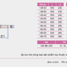 BA CHẠC 90 ĐỘ CHUYỂN BẬC (DN=<1/2DN)
